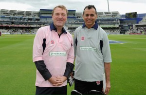 Iqubal with Tuffers at Edgbaston